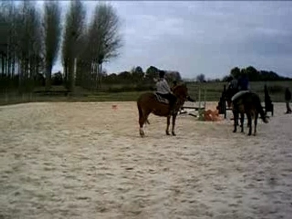 Charlotte et Poirsac entrainement