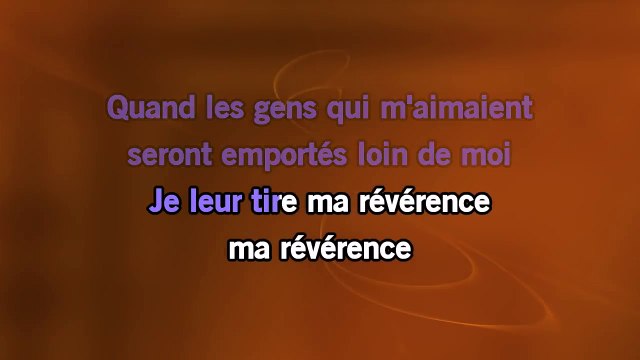 Karaoké Ma révérence - Véronique Sanson *
