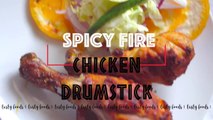 SPICY FIRE CHICKEN DRUMSTICK | tasty foods | 4k