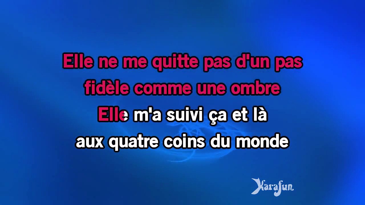 Karaoké Ma solitude - Serge Reggiani *