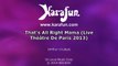 Karaoké That's All Right Mama (Live Théâtre De Paris 2013) - Johnny Hallyday *