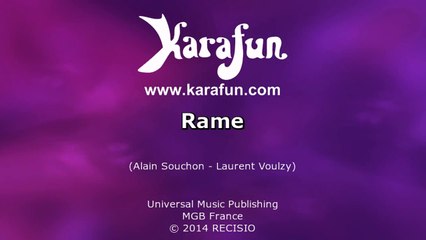 Karaoké Rame - Alain Souchon *