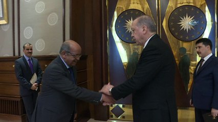 Cumhurbaşkanı Erdoğan, Cezayir Dışişleri Bakanı'nı kabul etti