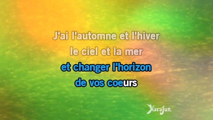 Karaoké Le marchand de bonheur - Alain Morisod *