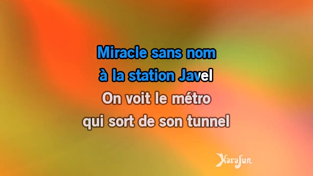 Karaoké Y'a d'la joie - Charles Trenet *