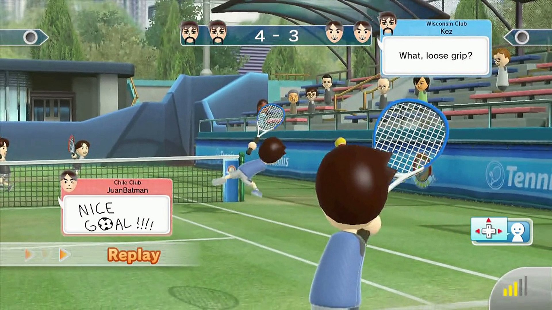 Wii Sports Club Tennis (Online Match)