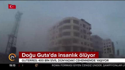 Doğu Guta'ta insanlık ölüyor