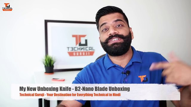 My New Unboxing Knife B2 Nano Blade Unboxing