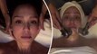 'Postpartum facial': Jessica Alba treats herself to a luxurious spa day after welcoming son Hayes on New Year's Eve.
