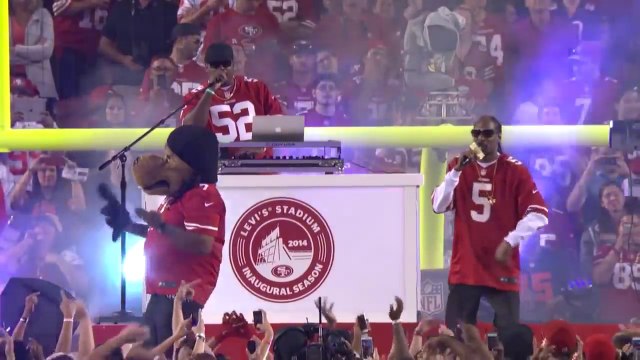 Snoop Dogg The Next Episode , Drop It Like It's Hot & Beautiful Live @ San Francisco 49ers vs Chicago Bears Halftime Performance, Levi's Stadium, Santa Clara, CA, 09-14-2014