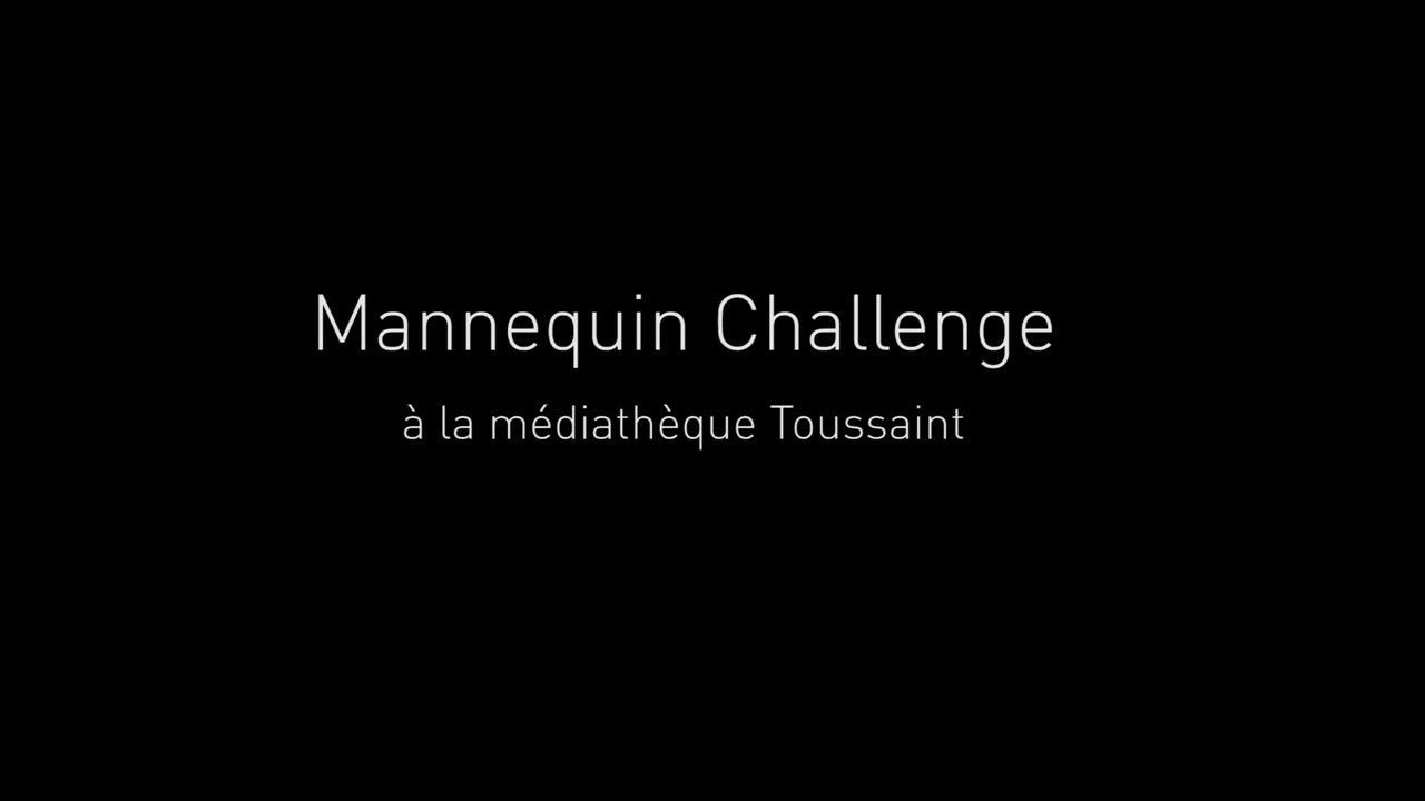 Mannequin Challenge à la médiathèque