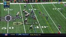 2016 - Drew Brees hits Willie Snead along the sideline for 21 yards