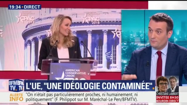 Discours de Marion Maréchal-Le Pen: Je n’ai pas entendu le terme Frexit , dit Philippot