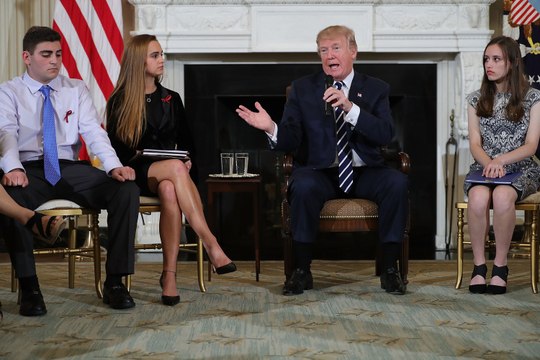 Trump Proposes Arming Teachers With Guns