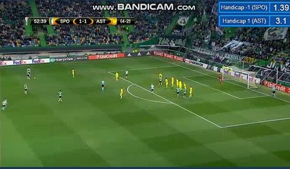 Bruno Fernandes Goal HD - Sporting CP 2-1 Astana 2.22.2018