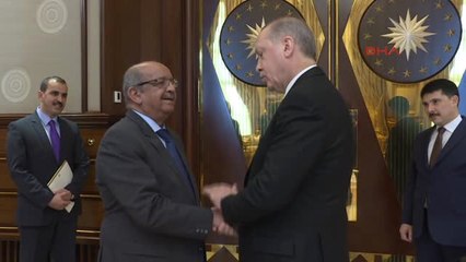 Cezayir Dışişleri Bakanı Abdulkadir Mesahil Beştepe'de