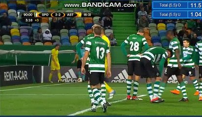 Dimitriy Shomko Goal HD - Sporting CP  3-3 Astana 22.02.2018