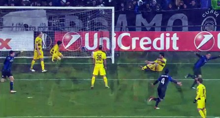 Rafael Toloi Goal HD -  Atalanta	1-0	Dortmund 22.02.2018