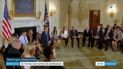 Tuerie de Parkland : Donald Trump veut armer les enseignants