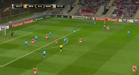 Ricardo Horta Goal HD -  Braga	1-0	Marseille 22.02.2018