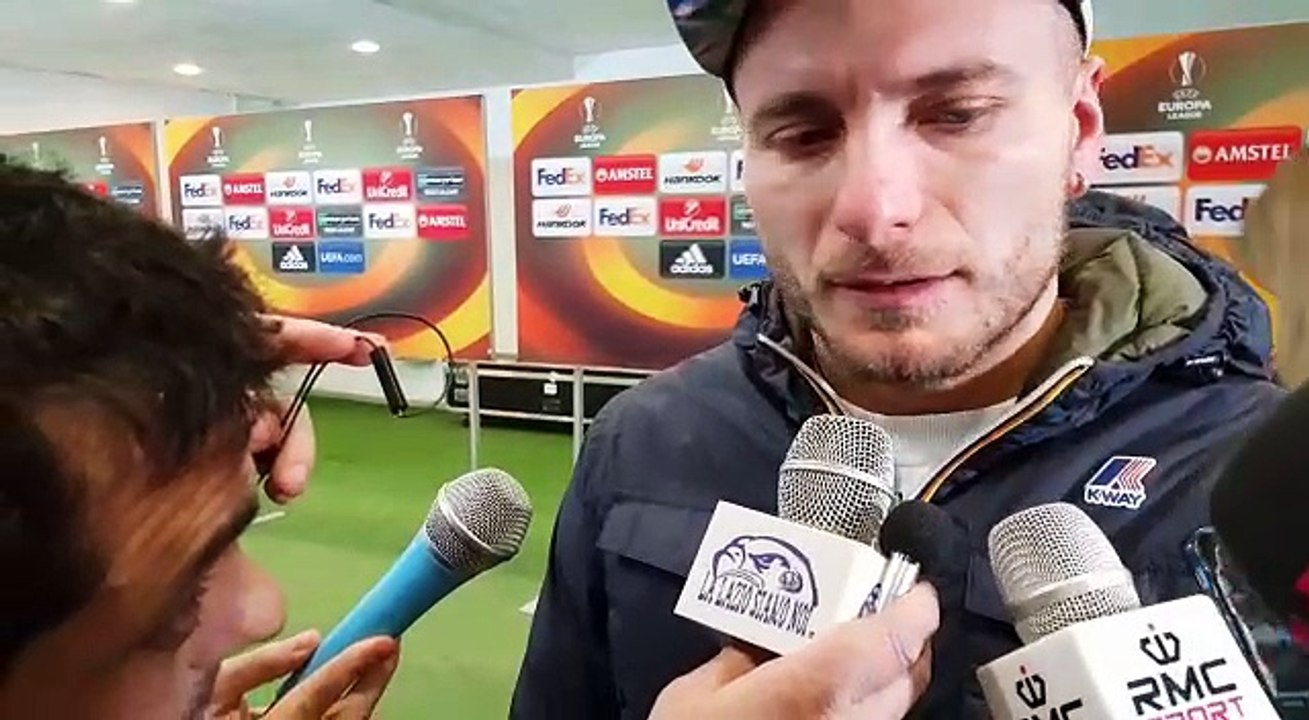 CIRO IMMOBILE DOPO LAZIO-STEAUA - ASCOLTA LE SUE PAROLE