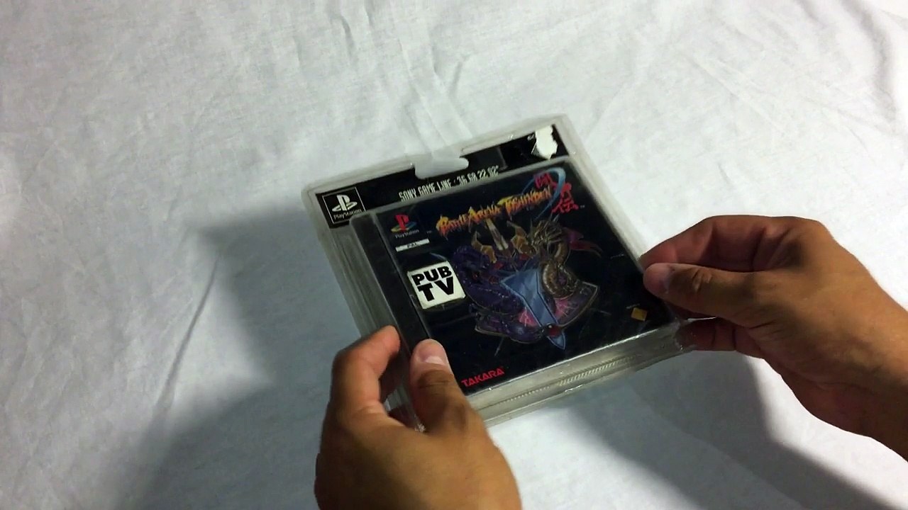 Découverte PS1 - Blister rigide Battle arena toshinden PAL (1995) HD