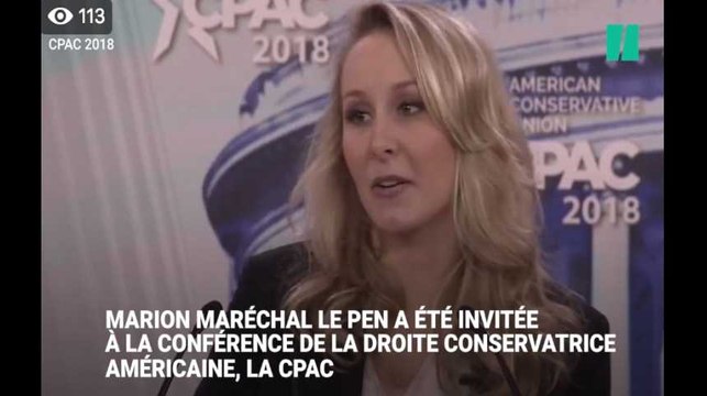 Marion Maréchal Le Pen s'inspire de Trump et prône France first