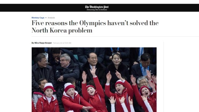 美 언론 평창 후 북미간 긴장 고조 가능성 높아 / YTN