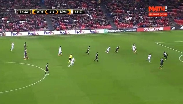 Lorenzo Melgarejo Goal HD -Ath Bilbao	1-2	Spartak Moscow 22.02.2018