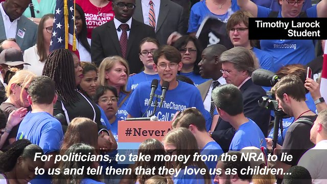 Florida students urge lawmakers to enact tougher gun laws