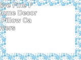 Deconovo Pillow Covers Decorative Fine Faux Linen Home Decorative Soft Pillow Case Covers