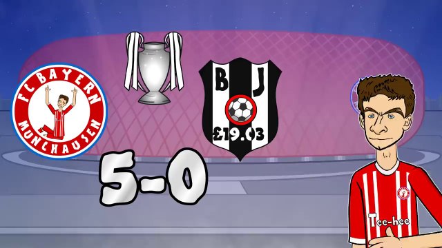 Bayern Munich vs Besiktas 5-0 (Champions League 2018 Parody Goals Highlights) MULLER TROLLS PEPE