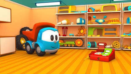 Leo Junior Lifty'nin dükkanına yazar kasayı getiriyor (Çizgi Filmler)