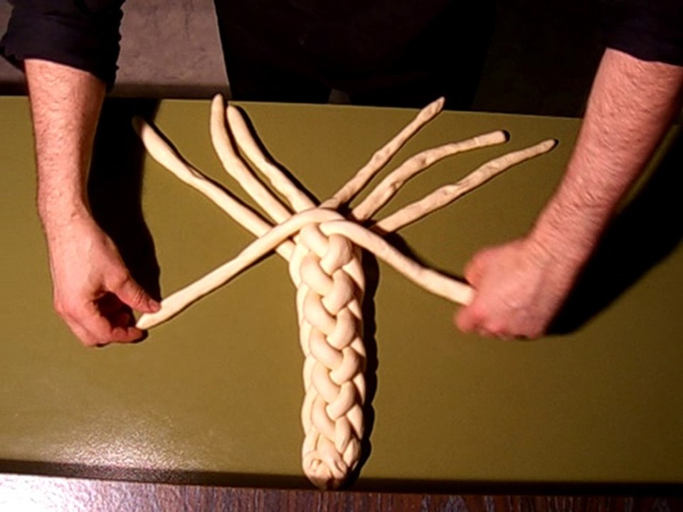 8 Strang Zopf , Butterzopf, Anleitung zum Zopfflechten