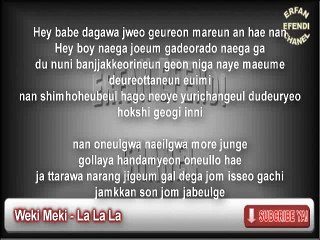 Weki Meki - La La La Karaoke Lirik Cover Akustik