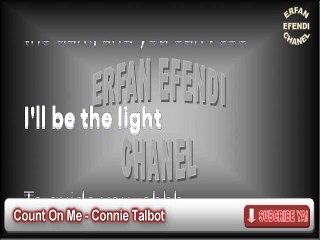 Count On Me - Connie Talbot Karaoke Lirik Cover Akustik