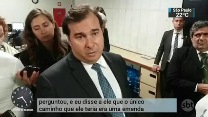 Maia diz que deputados não vão aprovar a criação de novos impostos