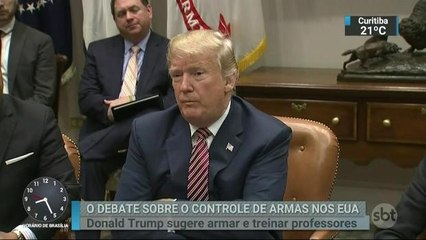 Trump sugere armar e treinar professores para combater atiradores