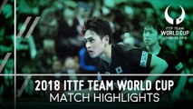 2018 Team World Cup Highlights I Koki Niwa/Yuya Oshima vs Ahmed Saleh/Mohamed El-Beiali (Group)