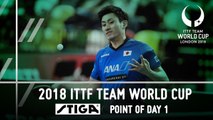 2018 ITTF Team World Cup | STIGA Point of Day 1