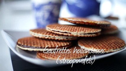 Gaufrettes hollandaises (stroopwafels)