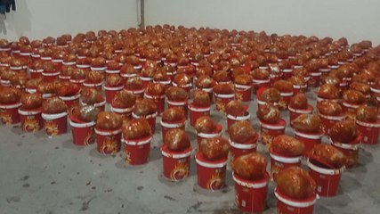 Ketçap Kovalarına Gizlenmiş 628 Kilogram Esrar Çıktı