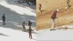 Himachal Pradesh : Tourists enjoy skiing in Narkanda's Dhomri slopes, Watch | Oneindia news