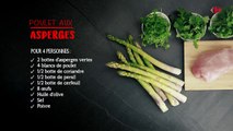 Recette facile : Poulet aux asperges - 1, 2, 3, Frais, Partez ! Jean Imbert & Carrefour Market