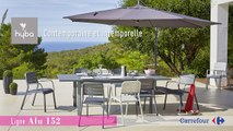 Collection Mobilier de Jardin 2016 Hyba chez Carrefour : La ligne Alu 152