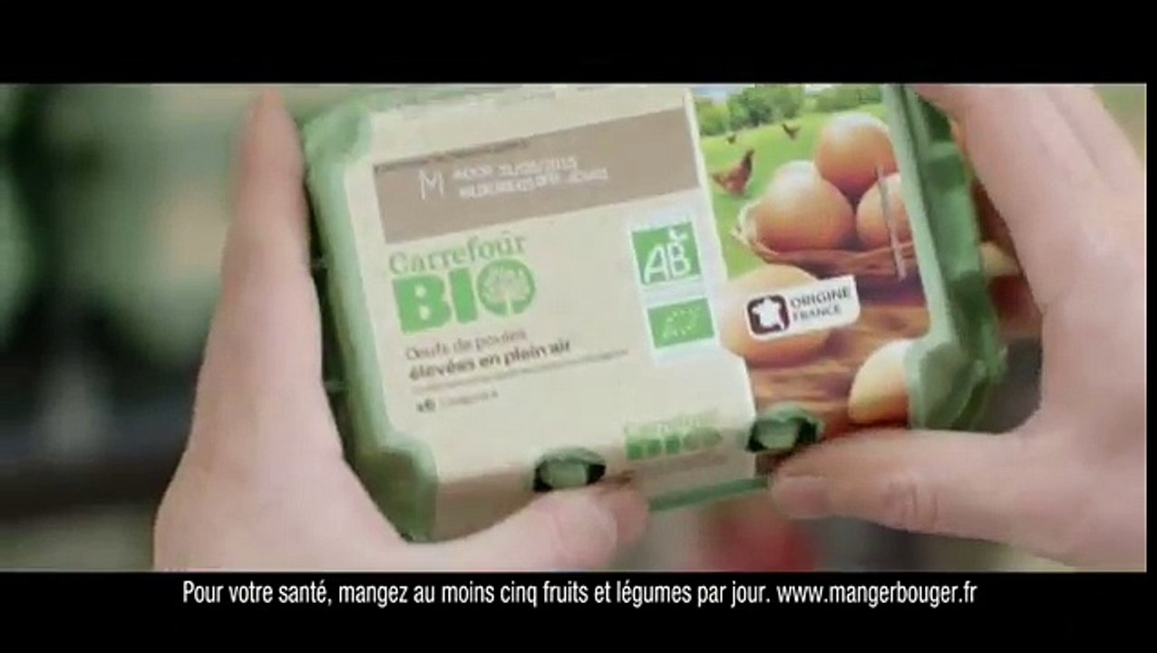 Tous les mardis, -10% sur tout le Bio chez Carrefour Market (Pub TV feat. Jean Imbert)