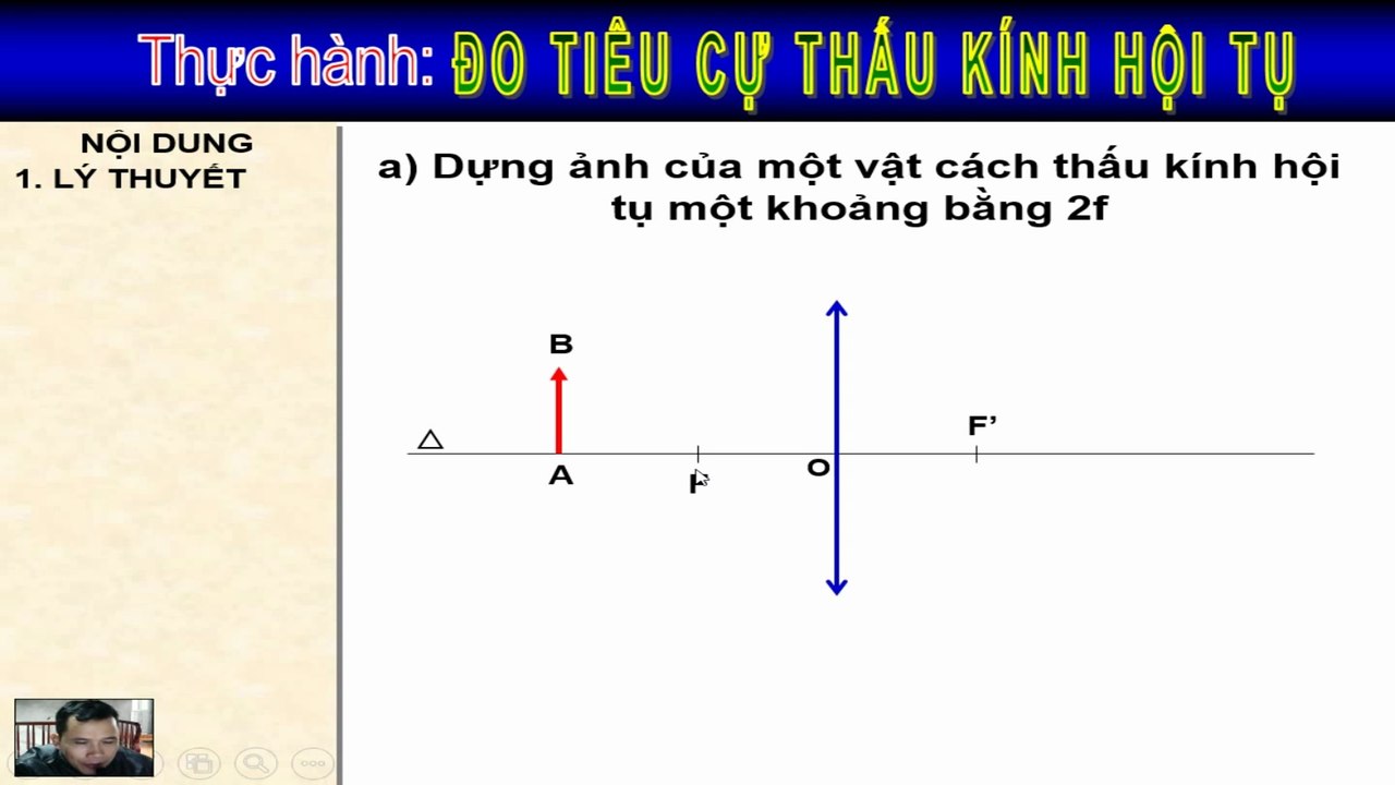 Thực hành đo tiêu cự của thấu kinh hội tụ