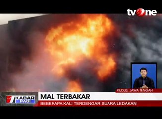 Mal Terbakar, Suara Ledakan Beberapa Kali Terdengar