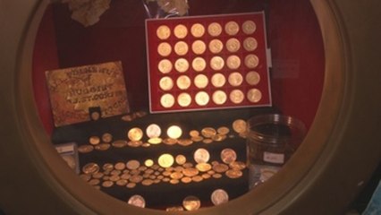 Exhiben en EEUU el "Jardín Dorado" del naufragio del SS Central America