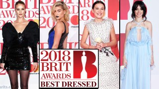 BRIT Awards 2018 BEST DRESSED : Hailey Baldwin, Millie Bobby Brown, Camila Cabello